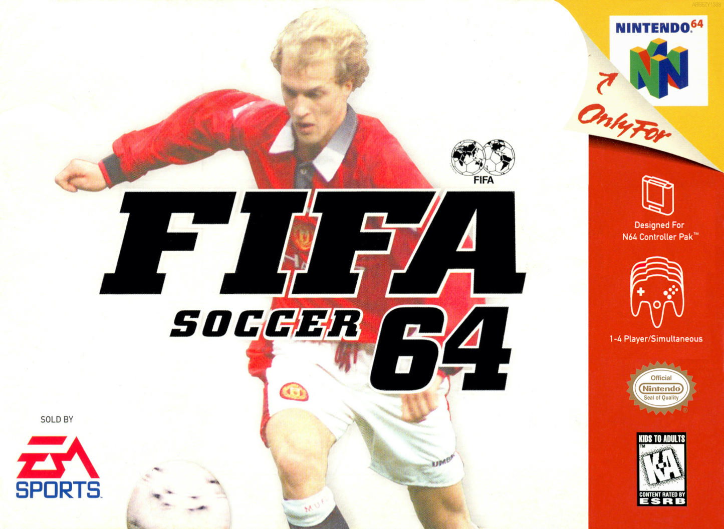 Fifa Soccer 64 N64 Print Poster