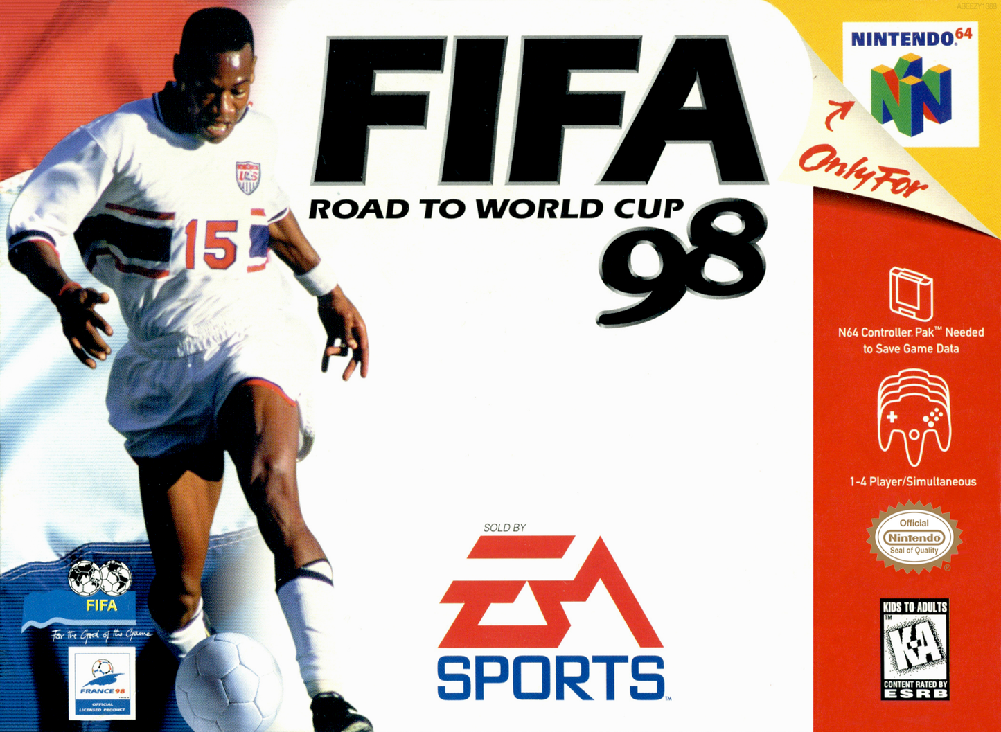 Fifa Road To World Cup 98 N64 Keychain