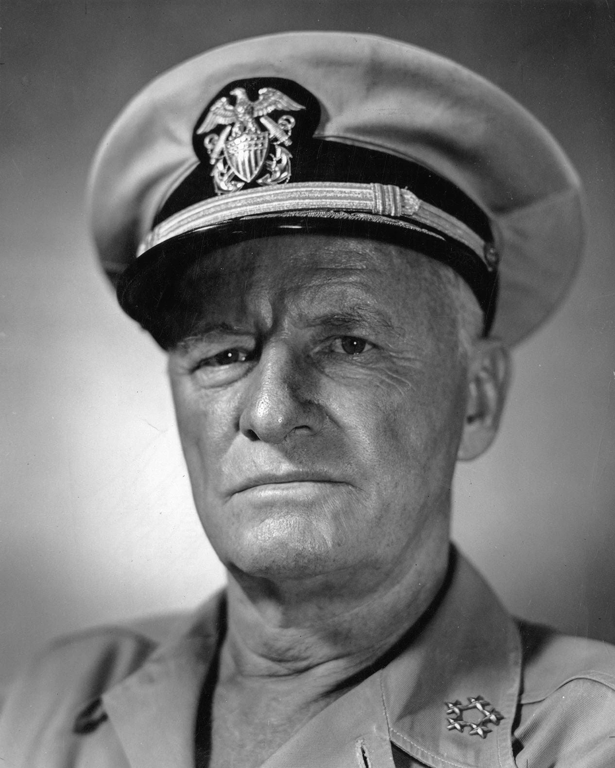 Fleet Admiral Chester Nimitz Keychain Picture Keychain Banner Print Ww2