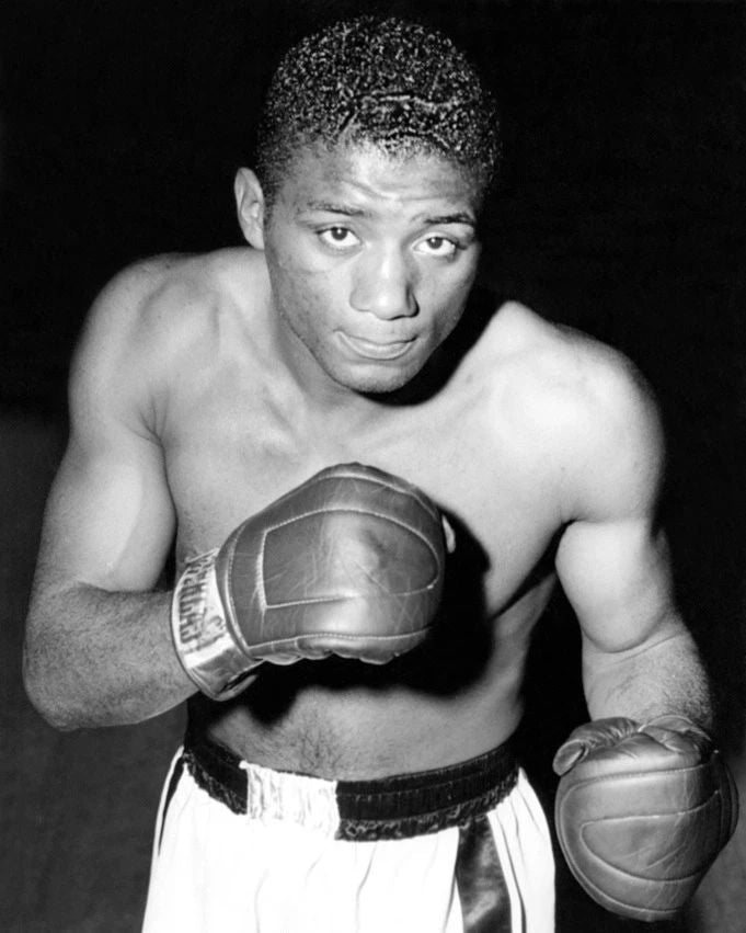 Floyd Patterson Glossy Keychain Heavyweight Champion Print