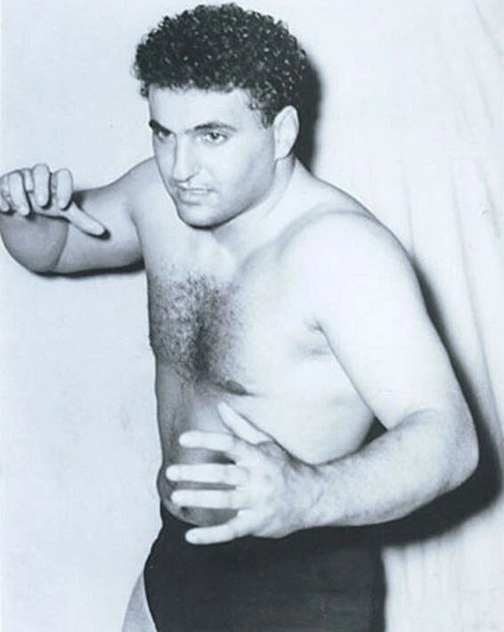 Flying Fred Curry Keychain Wrestling Picture Nwa Bw