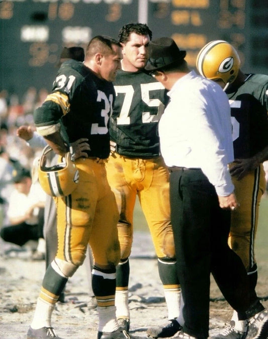 Forrest Gregg & Vince Lombardi Keychain Green Bay Packers Picture Nfl Football