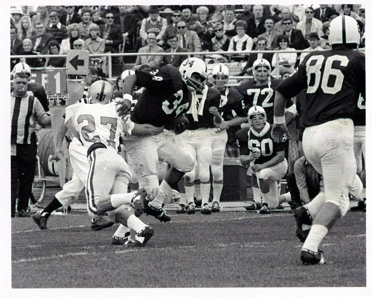 Franco Harris Photo Penn State Nittany Lions Ncaa Football Game Action