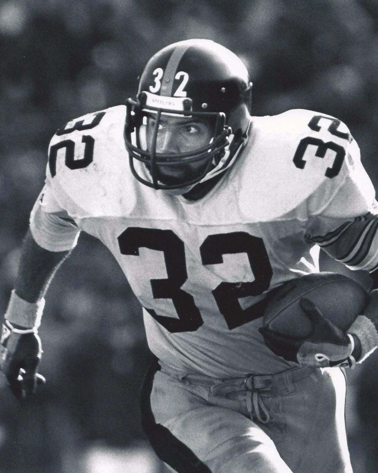 Franco Harris Photo Pittsburgh Steelers Nfl Football Close Up Action
