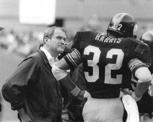 Franco Harris And Chuck Noll Glossy Magnet Pittsburgh Steelers Magnet