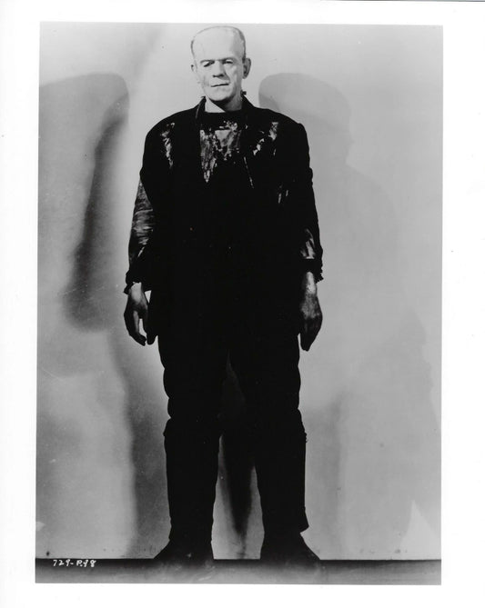 Frankenstein Keychain Picture Boris Karloff Movies White Border