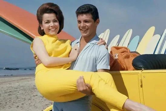 Frankie Avalon Annette Funicello Beach Party Publicity Picture Photo