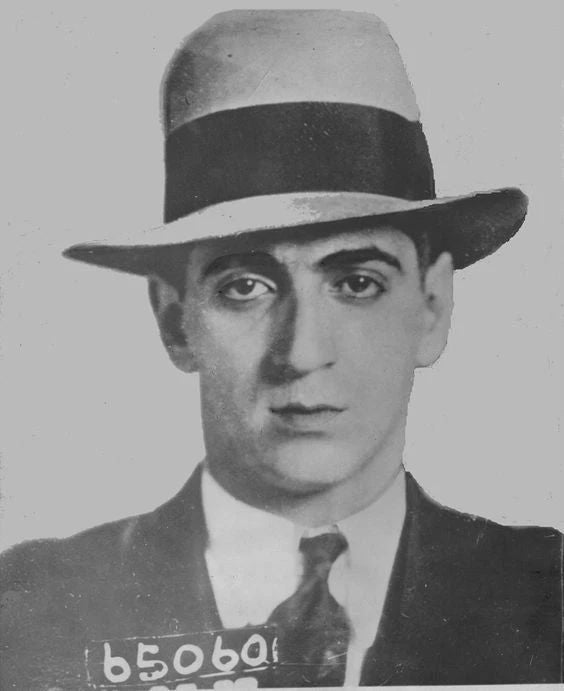 Frankie Carbo Keychain Mafia Organized Crime Mobster Mob Picture Mug Shot