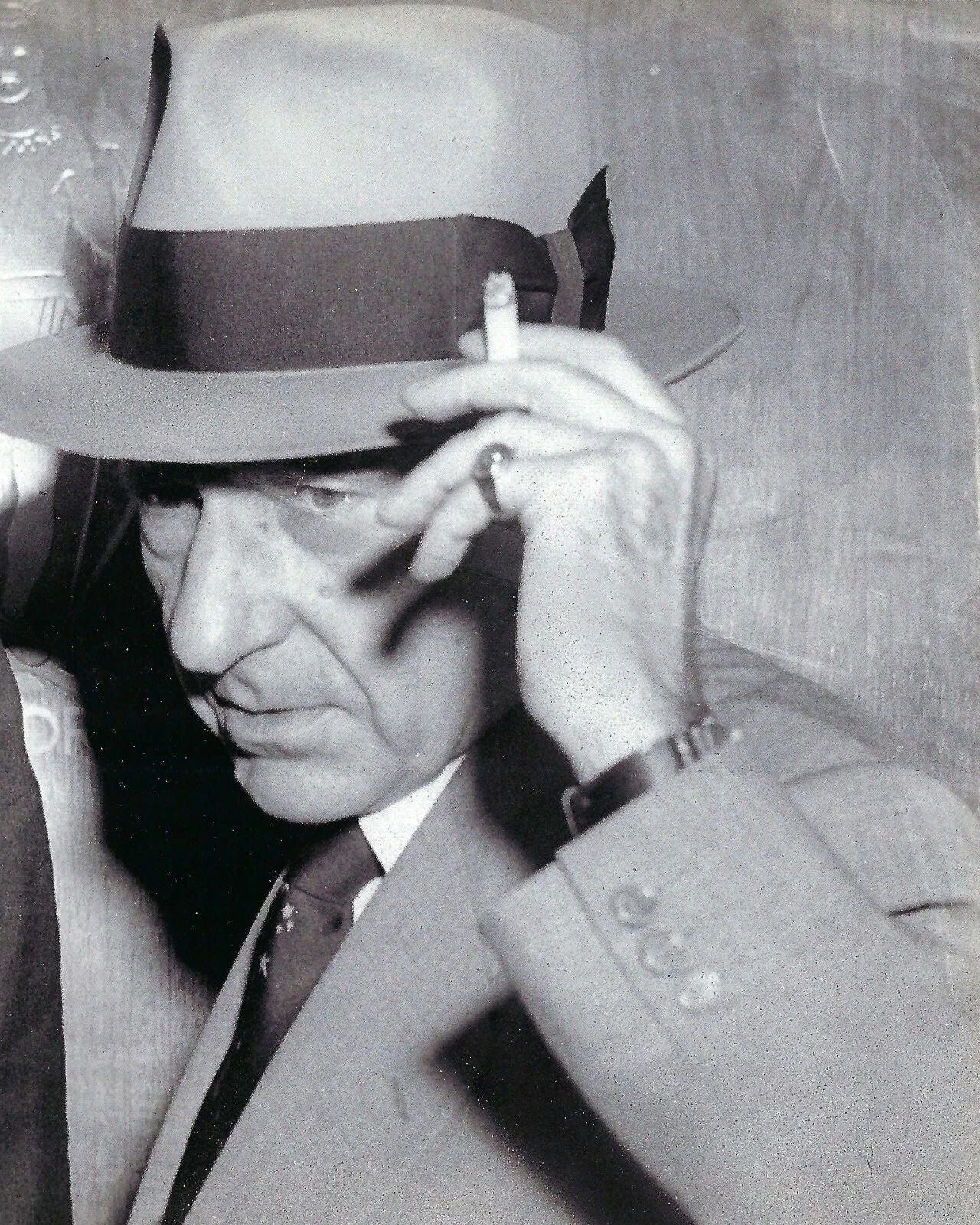 Frank Costello Magnet Mafia Organized Crime Mobster Mob Picture With Cig