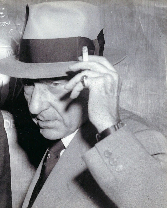 Frank Costello Photo Mafia Organized Crime Mobster Mob Picture With Cig