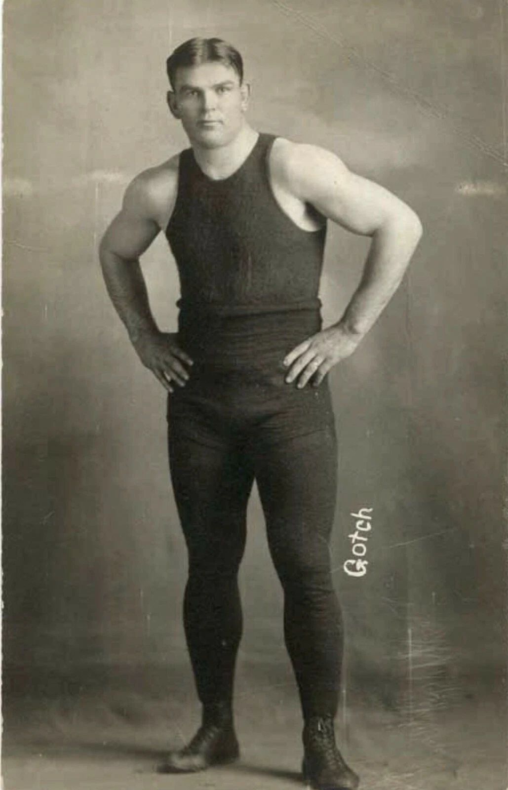 Frank Gotch Photo Wrestling Picture Wide Border