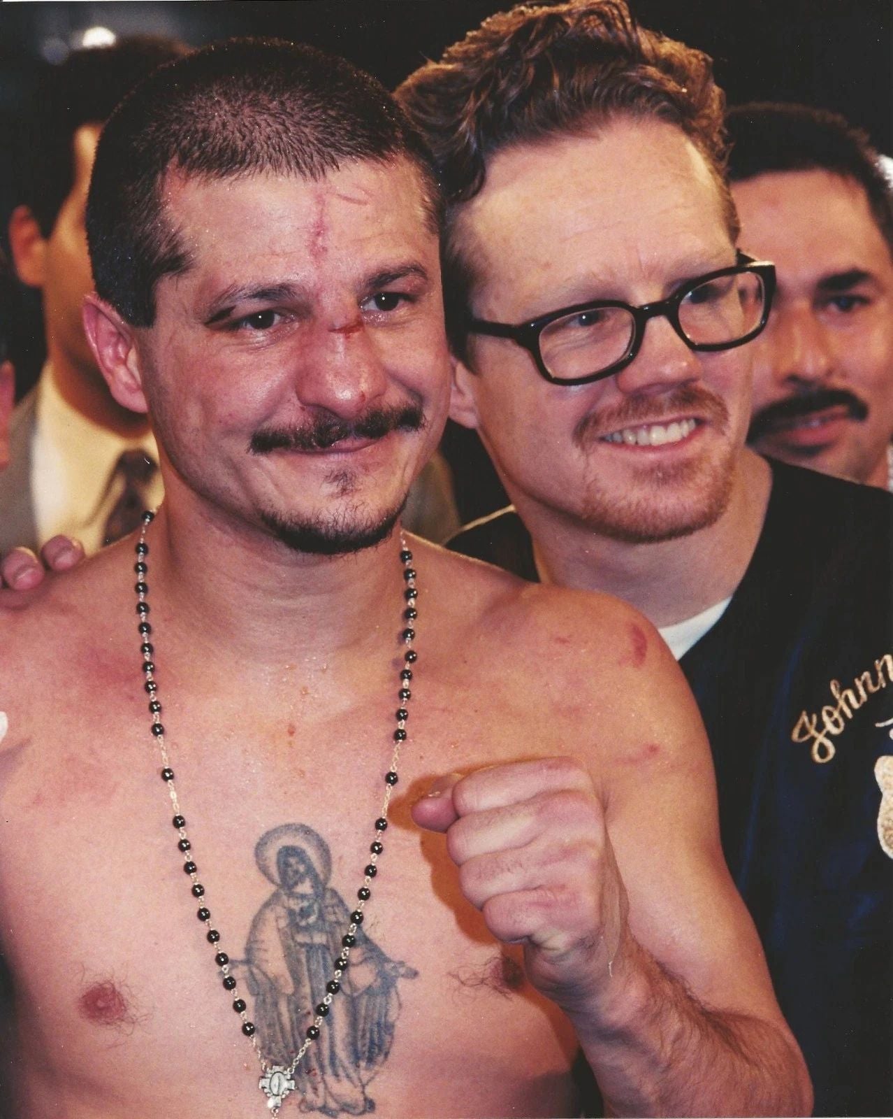 Freddie Roach & Johnny Tapia Keychain Boxing Picture