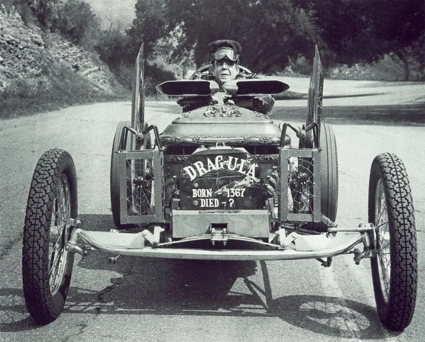 Fred Gwynne Herman Munster Drag U La Car Picture Photo Print