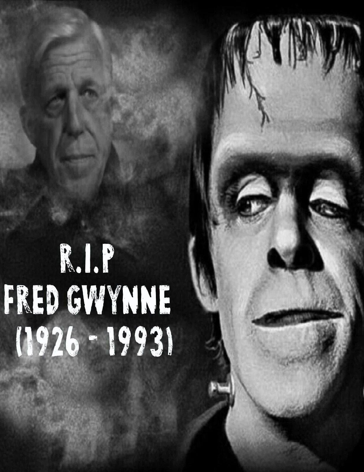 Fred Gwynne As Herman Munster Memorial Picture Magnet Print