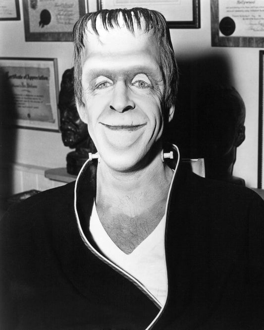 Fred Gwynne As Herman Munster Tv Show Portrait Picture Keychain Print
