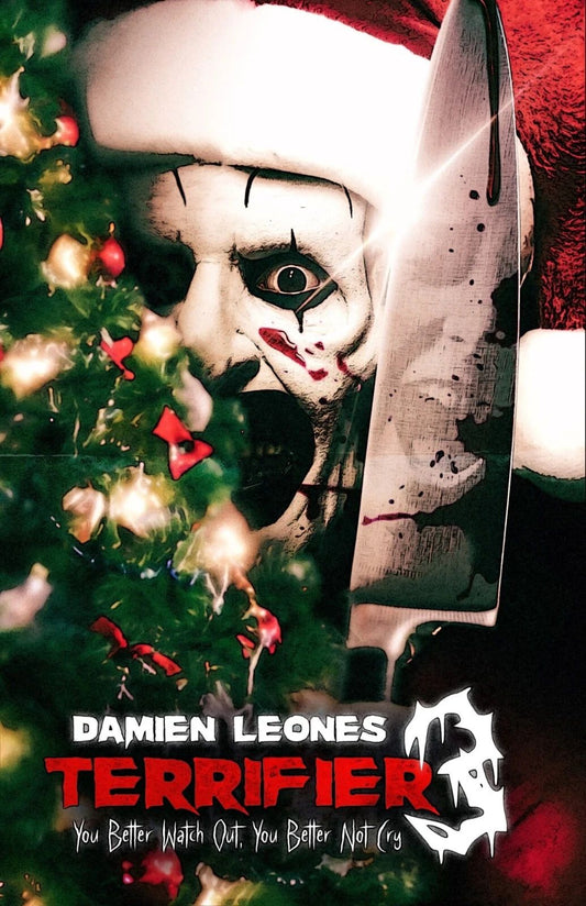 Free Shipping Terrifier 3 Art The Clown Borderless Poster