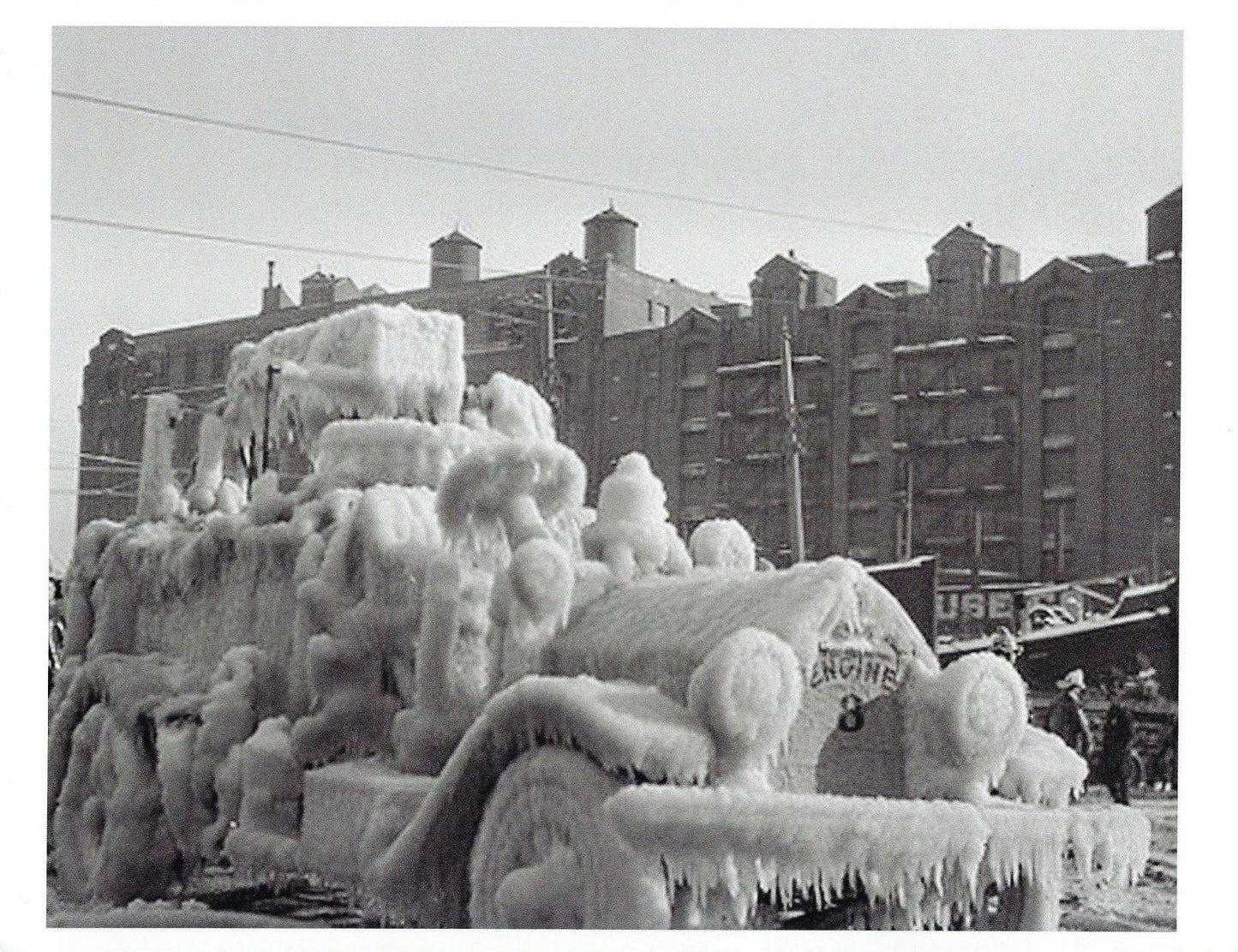 Frozen Fire Truck Photo Picture Firefighting Ice