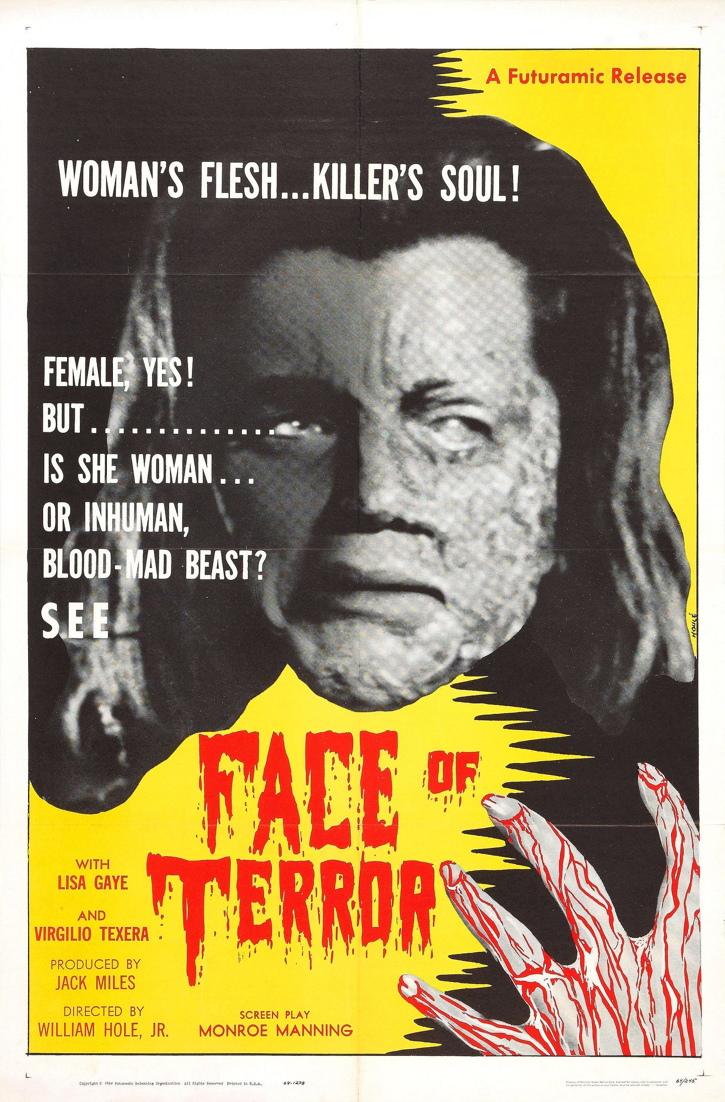 Face Of Terror 01 Movie Magnet