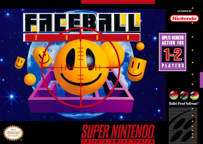 Faceball 2000 (Usa) Snes Print Poster