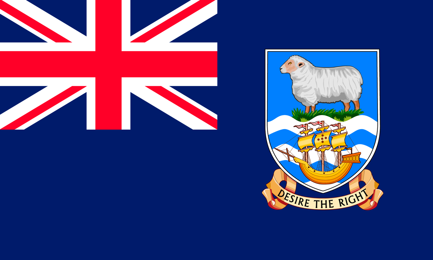 Falkland Islands Flag Print Poster