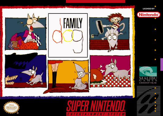 Family Dog (Usa) Snes Print Poster