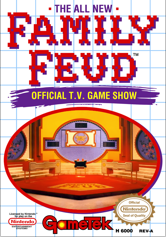Family Feud (Usa) (Bordered For Nes Classic Use) Nes Print Poster