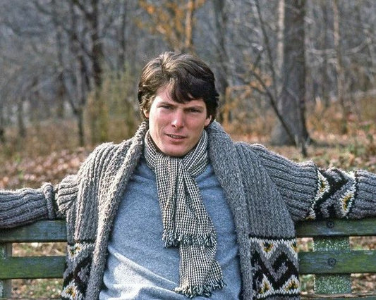 Famous Actor Christopher Reeve Glossy Photo Paris Print Celebrity Portrait
