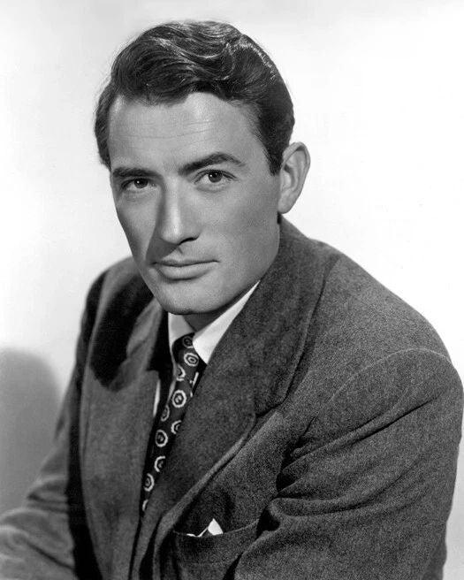 Famous Actor Gregory Peck Glossy Keychain Hollywood Movies Keychain