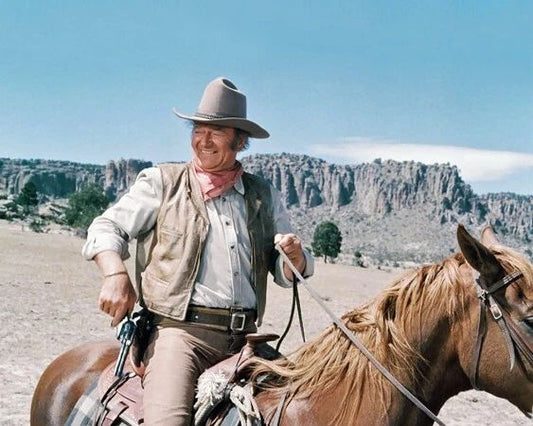 Famous Actor John Wayne Glossy Photo Chisum Print Cowboy Celebrity Poster 1