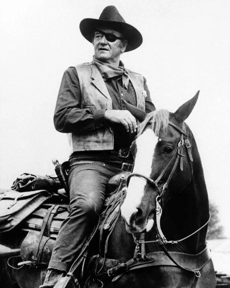 Famous Actor John Wayne Glossy Keychain Cowboy Film Keychain