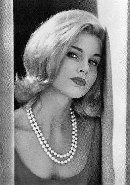 Famous Actress Carol Lynley Portrait Picture Keychain Keychain Print