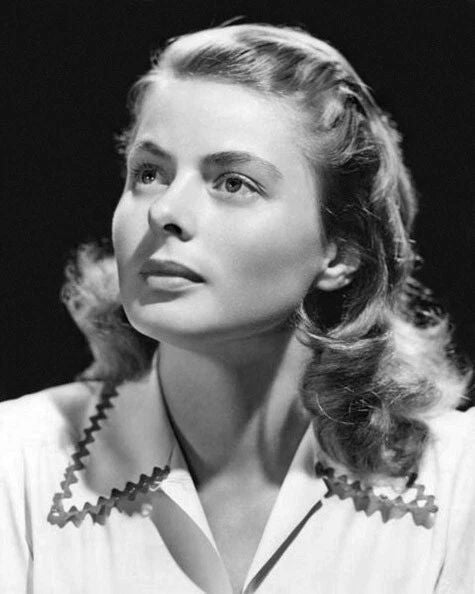Famous Actress Ingrid Bergman Glossy Photo Print Model Poster
