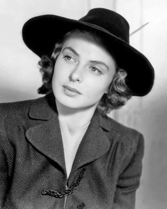 Famous Actress Ingrid Bergman Glossy Keychain Print Model Keychain 1