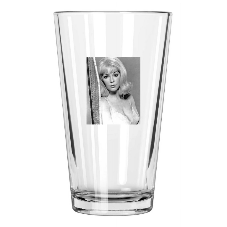 Famous Actress Stella Stevens Photo Celebrity Famous Pint Beer Drinking Glass