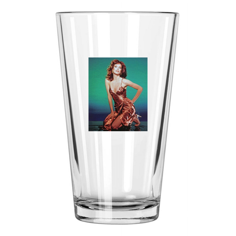 Famous Actress Tanya Roberts Photo Celebrity Model 1 Pint Beer Drinking Glass