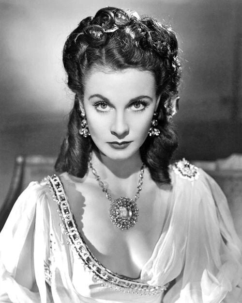 Famous Actress Vivien Leigh Glossy Keychain Celebrity Print Hollywood Keychain