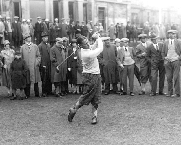 Famous Amateur Golfer Bobby Jones Glossy Keychain PGA Print Augusta Keychain