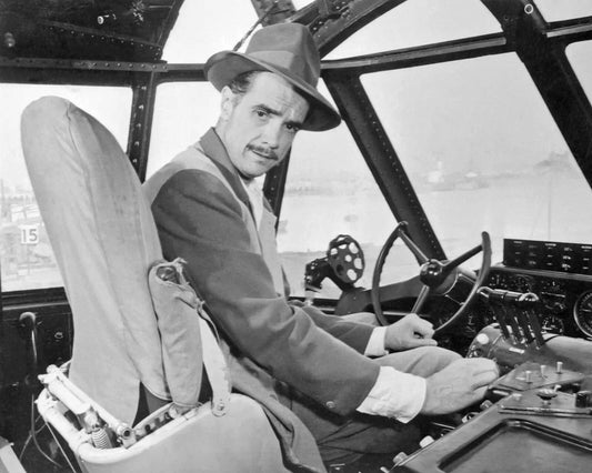 Famous Aviator Pilot Howard Hughes Glossy Magnet Print Flying Boat Magnet
