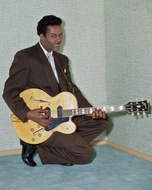Famous Blues Singer Chuck Berry Glossy Magnet Music Guitarist Magnet