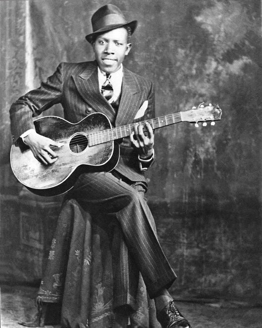 Famous Blues Singer Robert Johnson Glossy Magnet Musician Magnet