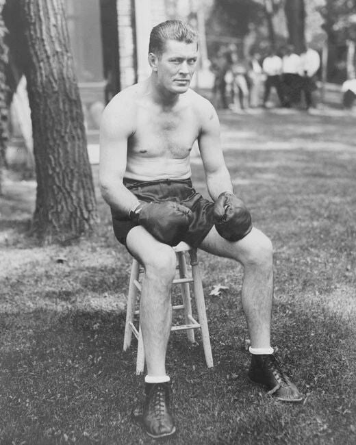 Famous Boxer Gene Tunney Glossy Magnet Boxing Heavyweight Champ Magnet