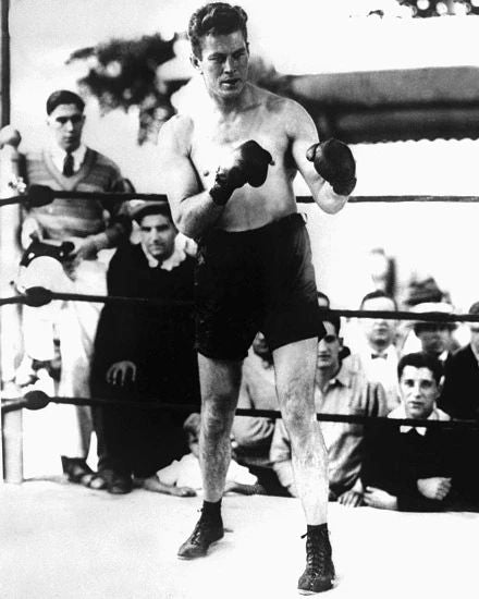 Famous Boxer Gene Tunney Glossy Magnet Vintage Boxing Heavyweight Print