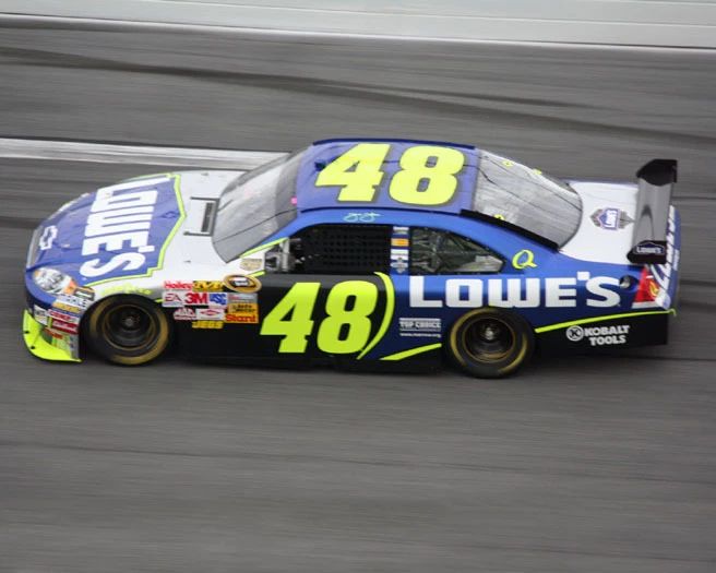Famous Driver Jimmie Johnson Glossy Photo Nascar Champion Print