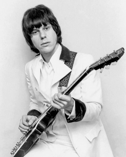 Famous Electric Guitarist Jeff Beck Glossy Magnet Yardbirds Magnet