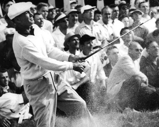 Famous Golfer Ben Hogan Glossy Photo Vintage PGA Swing Print
