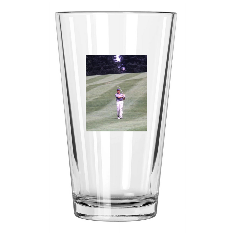 Famous Golfer Ernie Els Photo Golf Masters Us Open Pint Beer Drinking Glass