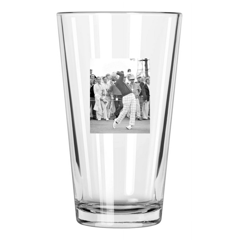 Famous Golfer Jack Nicklaus Photo Golf 2 Pint Beer Drinking Glass