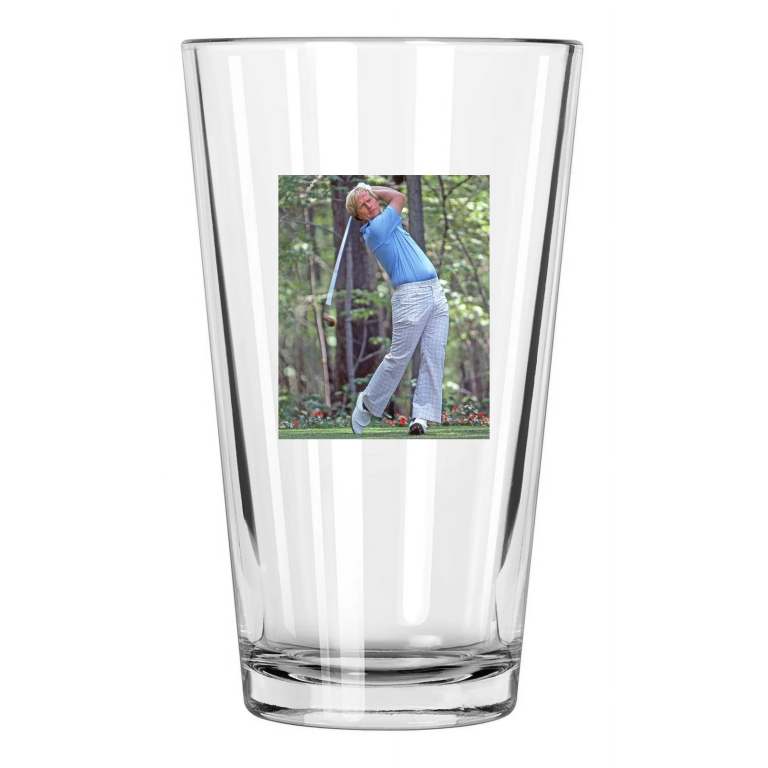 Famous Golfer Jack Nicklaus Golf Masters Us Open 1 Pint Beer Drinking Glass