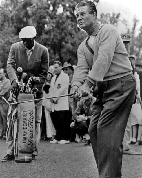 Famous Golfer Jimmy Demaret Glossy Keychain 3X Masters Champion Keychain