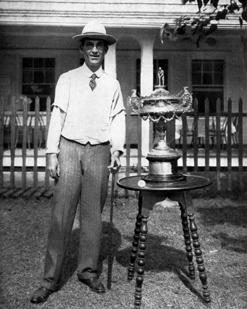 Famous Golfer Walter Travis Glossy Magnet 1901 Us Amateur Trophy Print